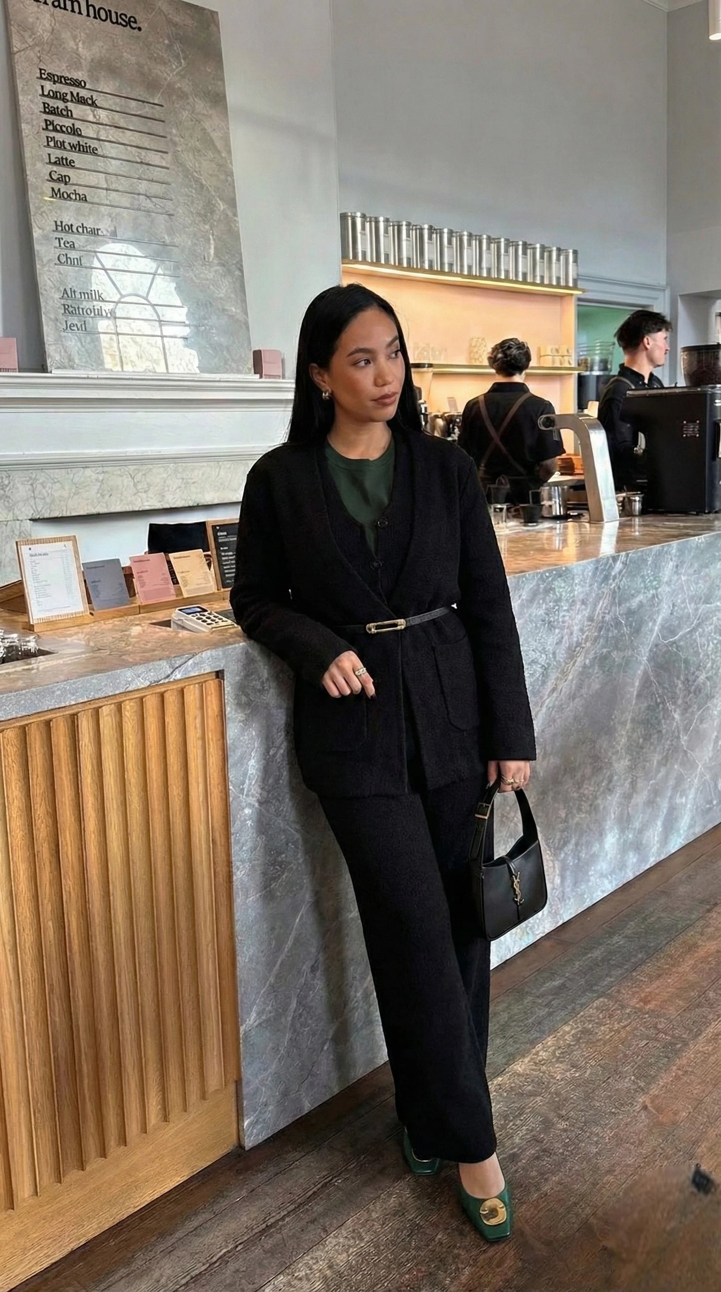 Ensemble modest minimaliste en maille (3 pièces)