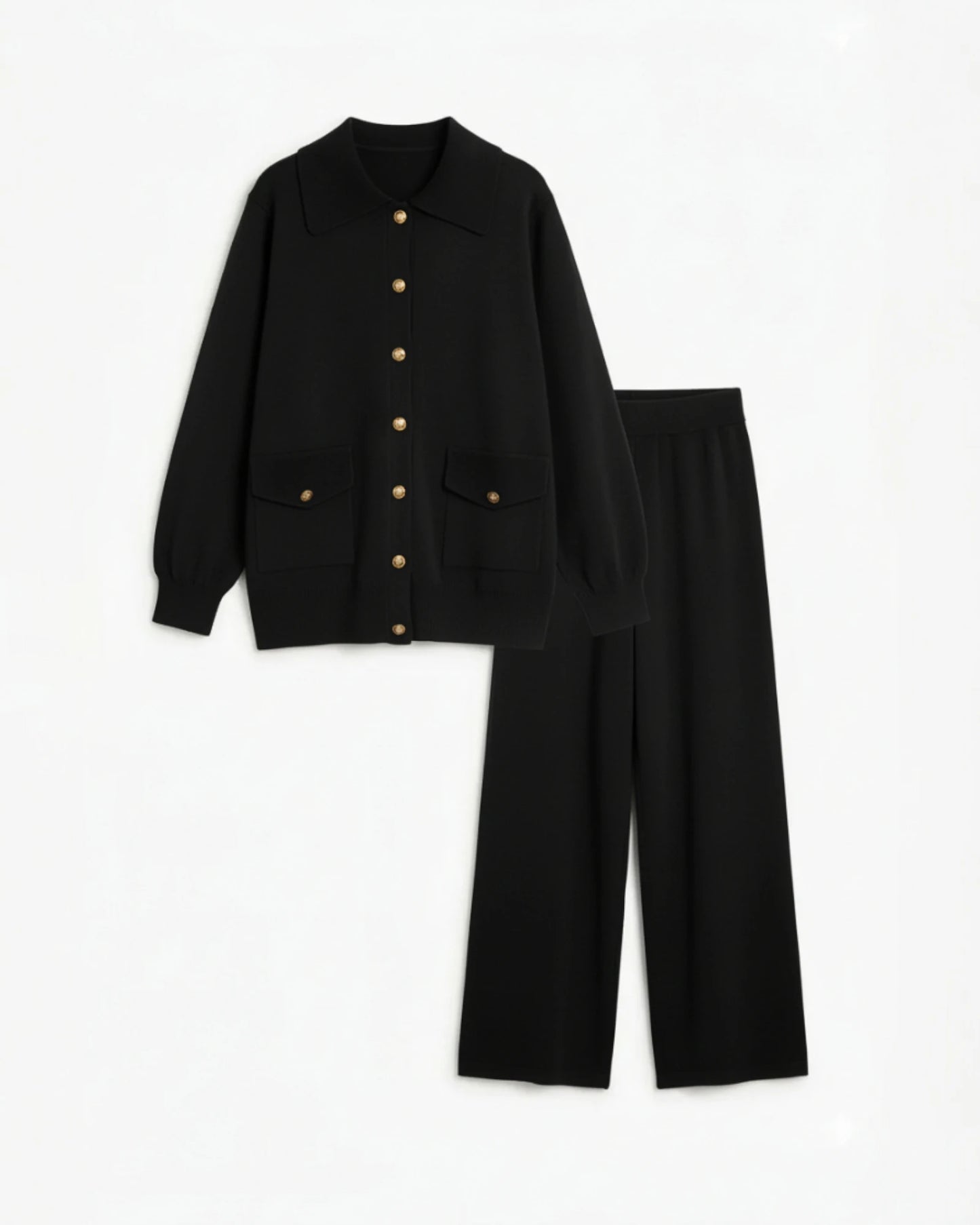 Ensemble Femme Modeste 2 Pièces | Tunique Boutonnée & Pantalon Large